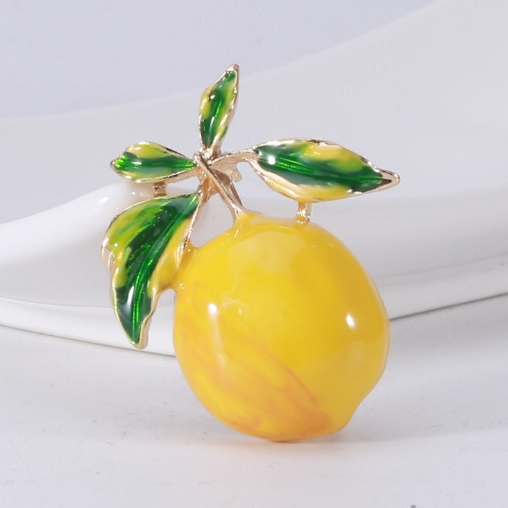 macys Bright Lemon pin brooch - Picture 2 of 2
